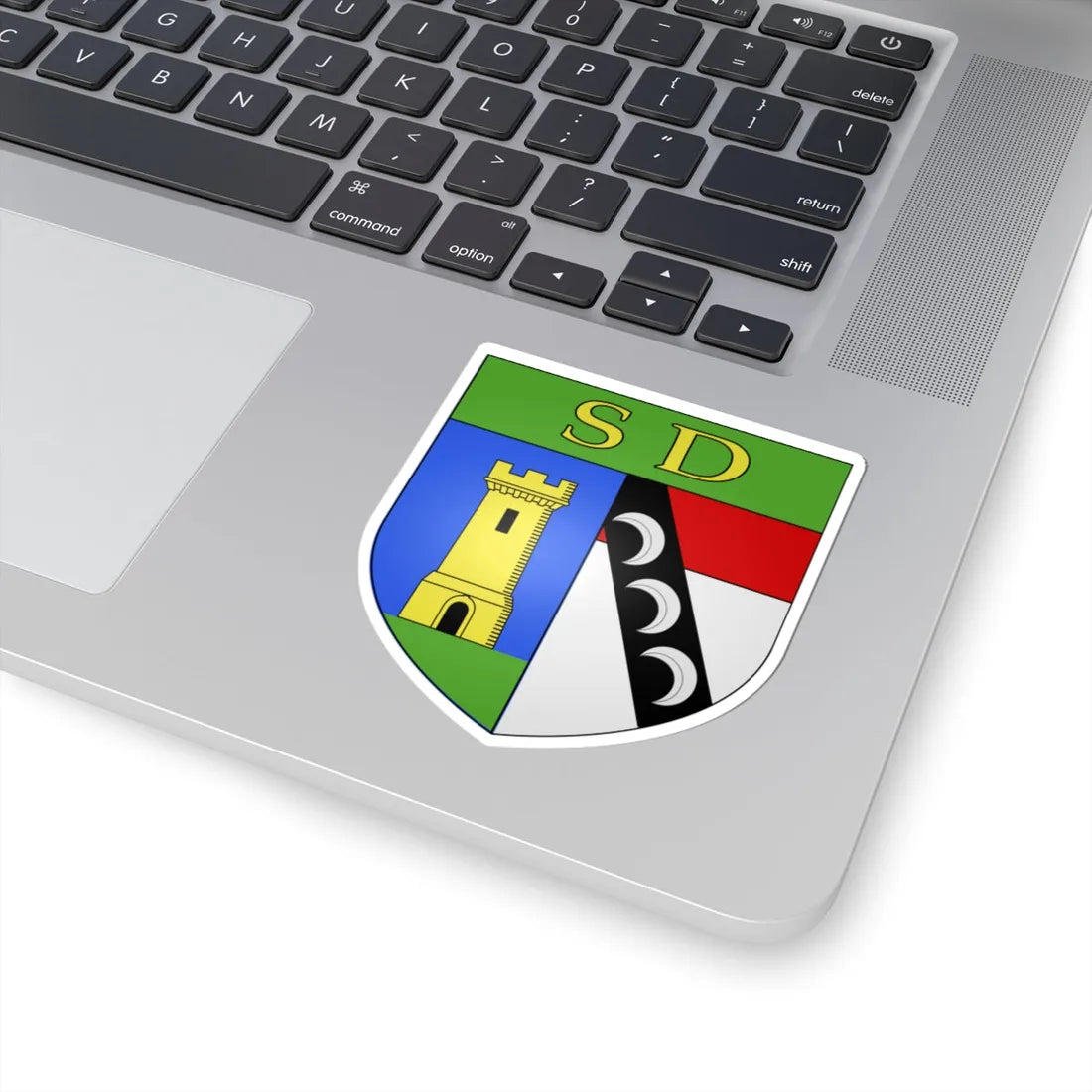 Blason ville It Saint-Denis AO (Italy) (Coat of Arms) STICKER Vinyl Kiss-Cut Decal - The Sticker Space