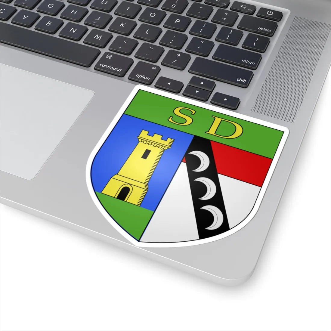 Blason ville It Saint-Denis AO (Italy) (Coat of Arms) STICKER Vinyl Kiss-Cut Decal - The Sticker Space
