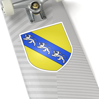 Blason ville It Saint-Nicolas AO (Italy) (Coat of Arms) STICKER Vinyl Kiss-Cut Decal - The Sticker Space