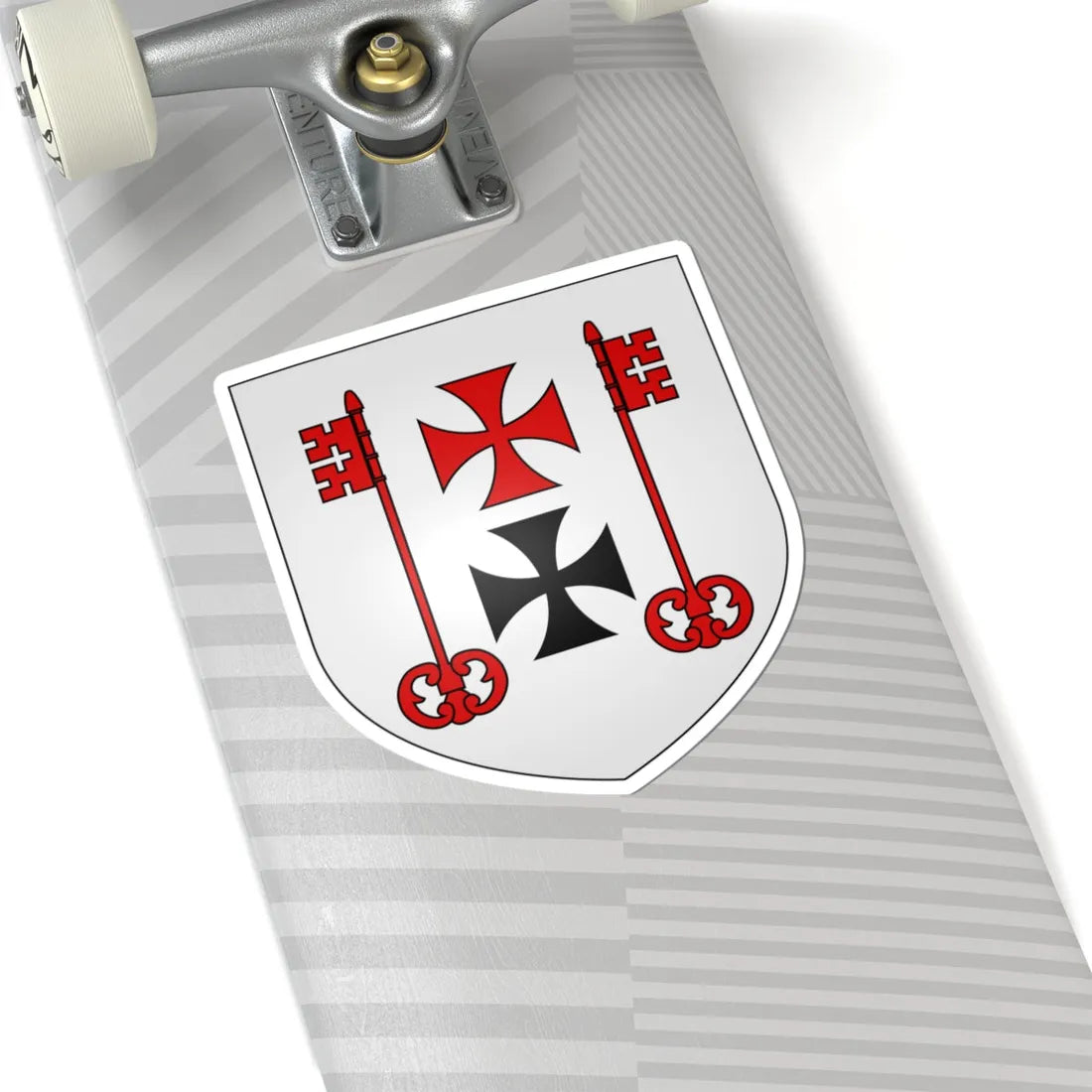 Blason ville It Saint-Pierre AO (Italy) (Coat of Arms) STICKER Vinyl Kiss-Cut Decal - The Sticker Space