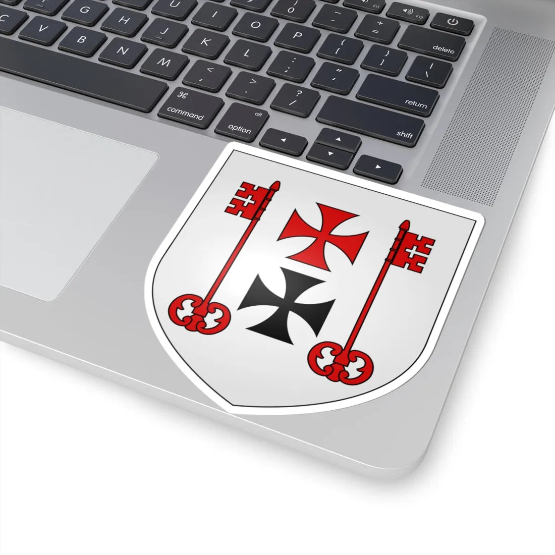 Blason ville It Saint-Pierre AO (Italy) (Coat of Arms) STICKER Vinyl Kiss-Cut Decal - The Sticker Space