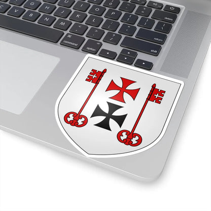 Blason ville It Saint-Pierre AO (Italy) (Coat of Arms) STICKER Vinyl Kiss-Cut Decal - The Sticker Space