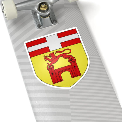 Blason ville It Sarre AO (Italy) (Coat of Arms) STICKER Vinyl Kiss-Cut Decal - The Sticker Space