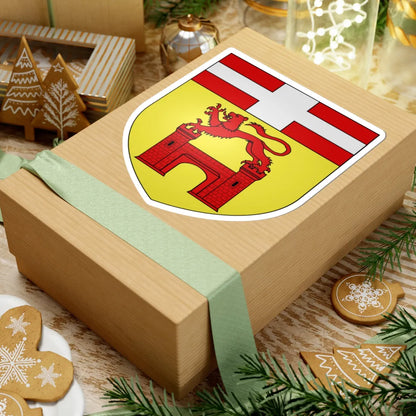 Blason ville It Sarre AO (Italy) (Coat of Arms) STICKER Vinyl Kiss-Cut Decal - The Sticker Space