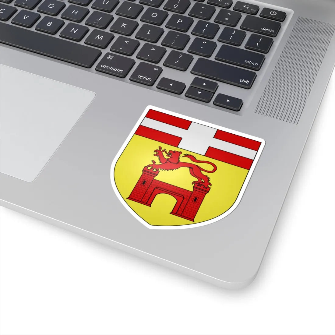 Blason ville It Sarre AO (Italy) (Coat of Arms) STICKER Vinyl Kiss-Cut Decal - The Sticker Space