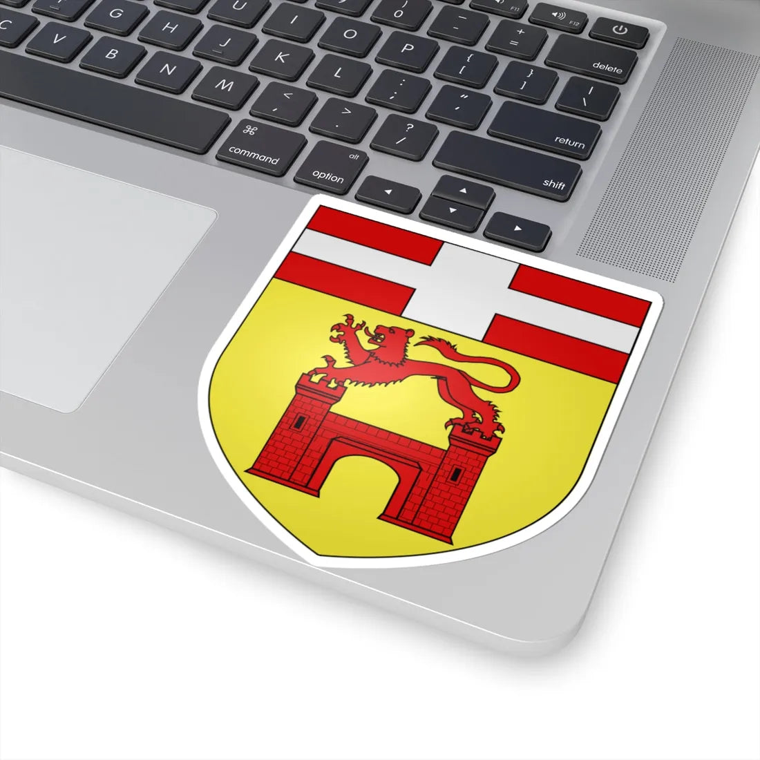 Blason ville It Sarre AO (Italy) (Coat of Arms) STICKER Vinyl Kiss-Cut Decal - The Sticker Space
