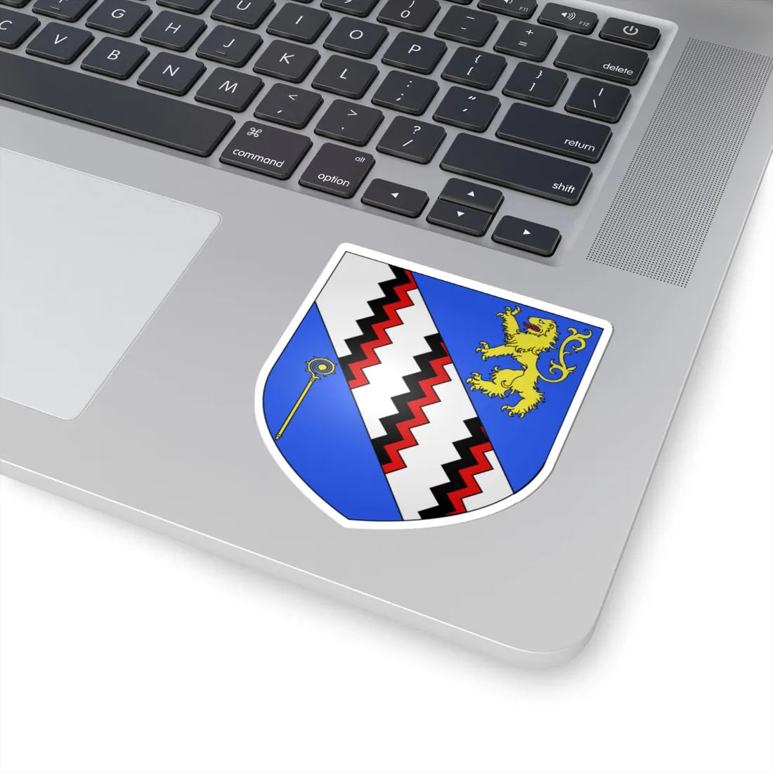 Blason ville It Valgrisenche AO (Italy) (Coat of Arms) STICKER Vinyl Kiss-Cut Decal - The Sticker Space
