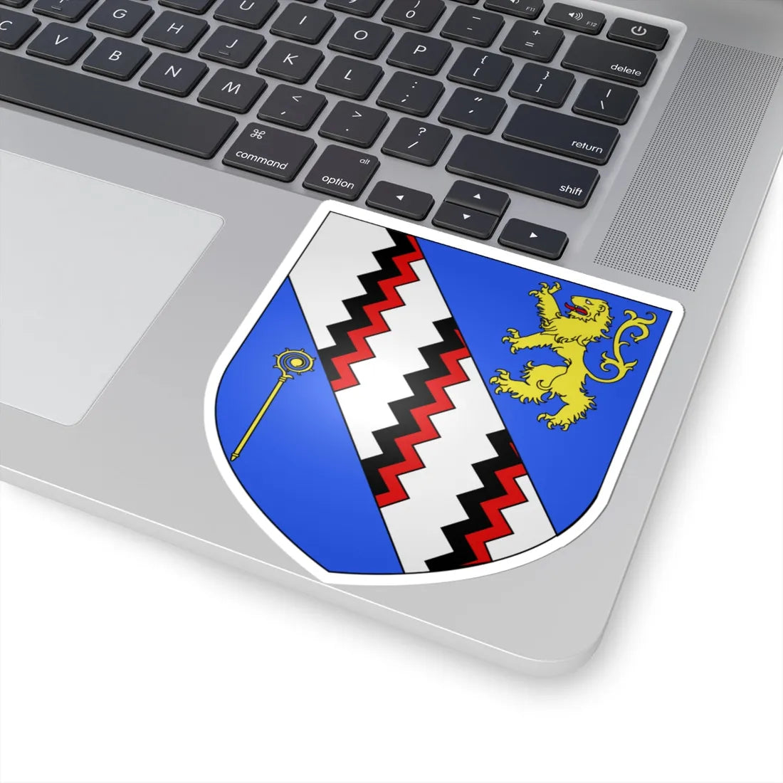 Blason ville It Valgrisenche AO (Italy) (Coat of Arms) STICKER Vinyl Kiss-Cut Decal - The Sticker Space