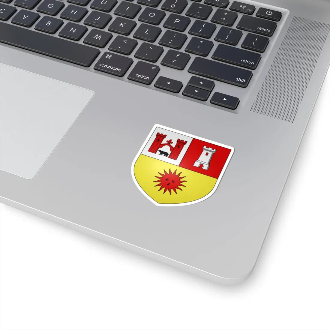 Blason ville It Valpelline AO (Italy) (Coat of Arms) STICKER Vinyl Kiss-Cut Decal - The Sticker Space