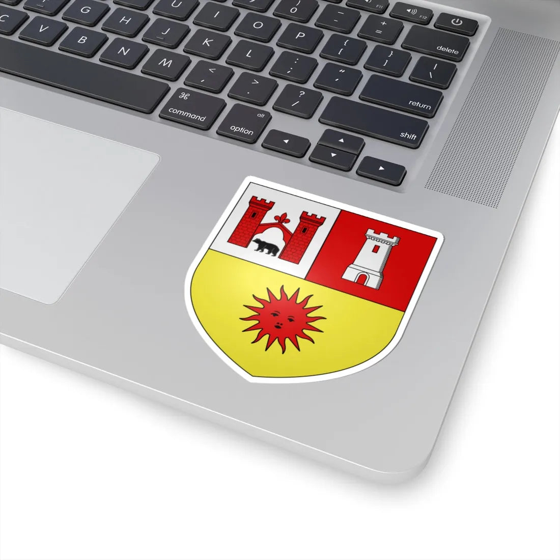 Blason ville It Valpelline AO (Italy) (Coat of Arms) STICKER Vinyl Kiss-Cut Decal - The Sticker Space