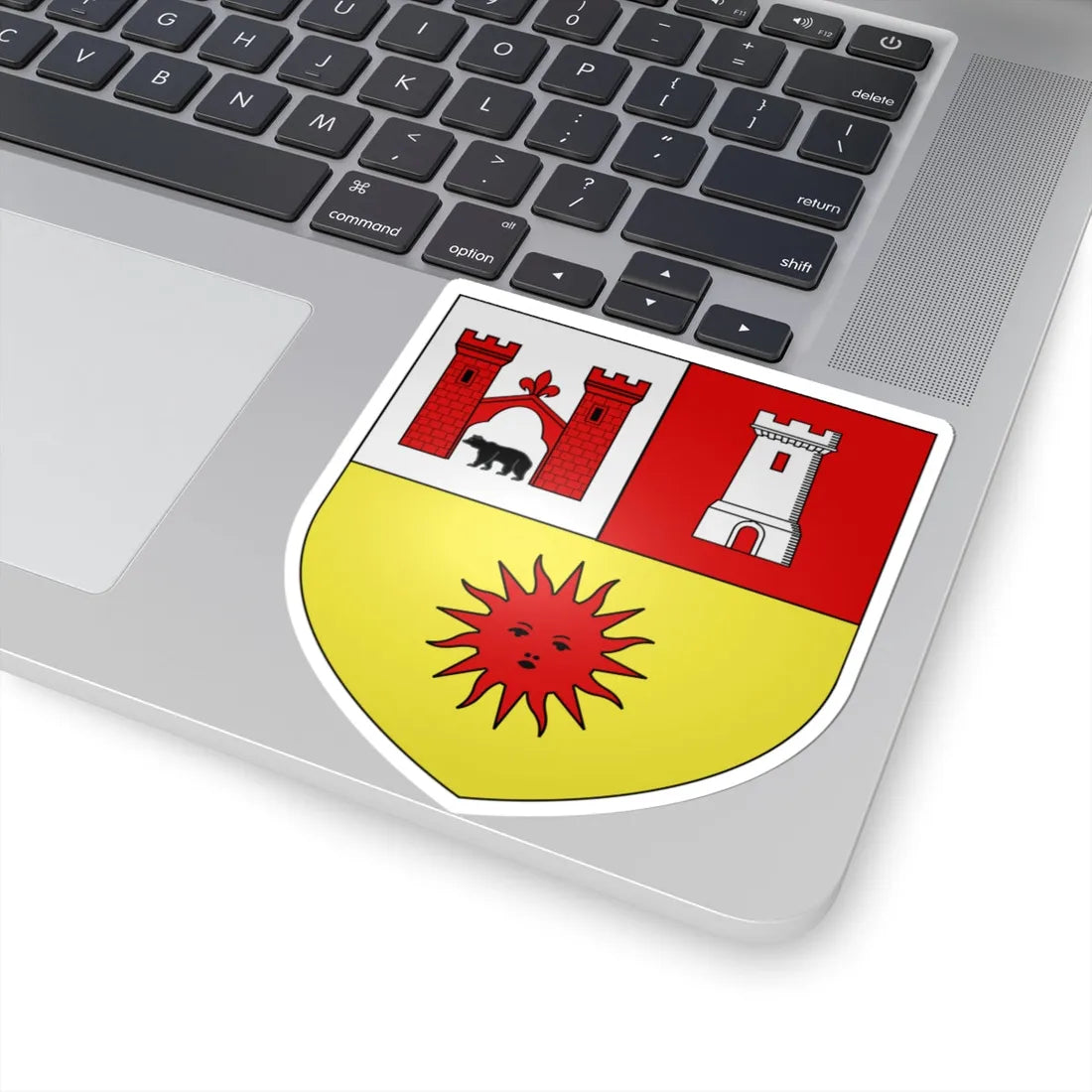 Blason ville It Valpelline AO (Italy) (Coat of Arms) STICKER Vinyl Kiss-Cut Decal - The Sticker Space