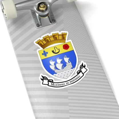 Blason ville qc Saint-Lambert (Canada) (Coat of Arms) STICKER Vinyl Kiss-Cut Decal - The Sticker Space