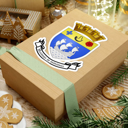 Blason ville qc Saint-Lambert (Canada) (Coat of Arms) STICKER Vinyl Kiss-Cut Decal - The Sticker Space