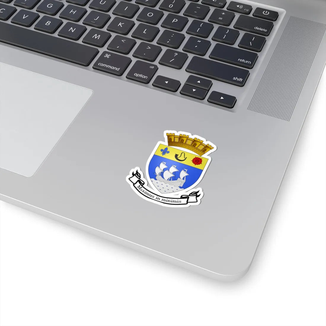 Blason ville qc Saint-Lambert (Canada) (Coat of Arms) STICKER Vinyl Kiss-Cut Decal - The Sticker Space