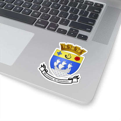 Blason ville qc Saint-Lambert (Canada) (Coat of Arms) STICKER Vinyl Kiss-Cut Decal - The Sticker Space