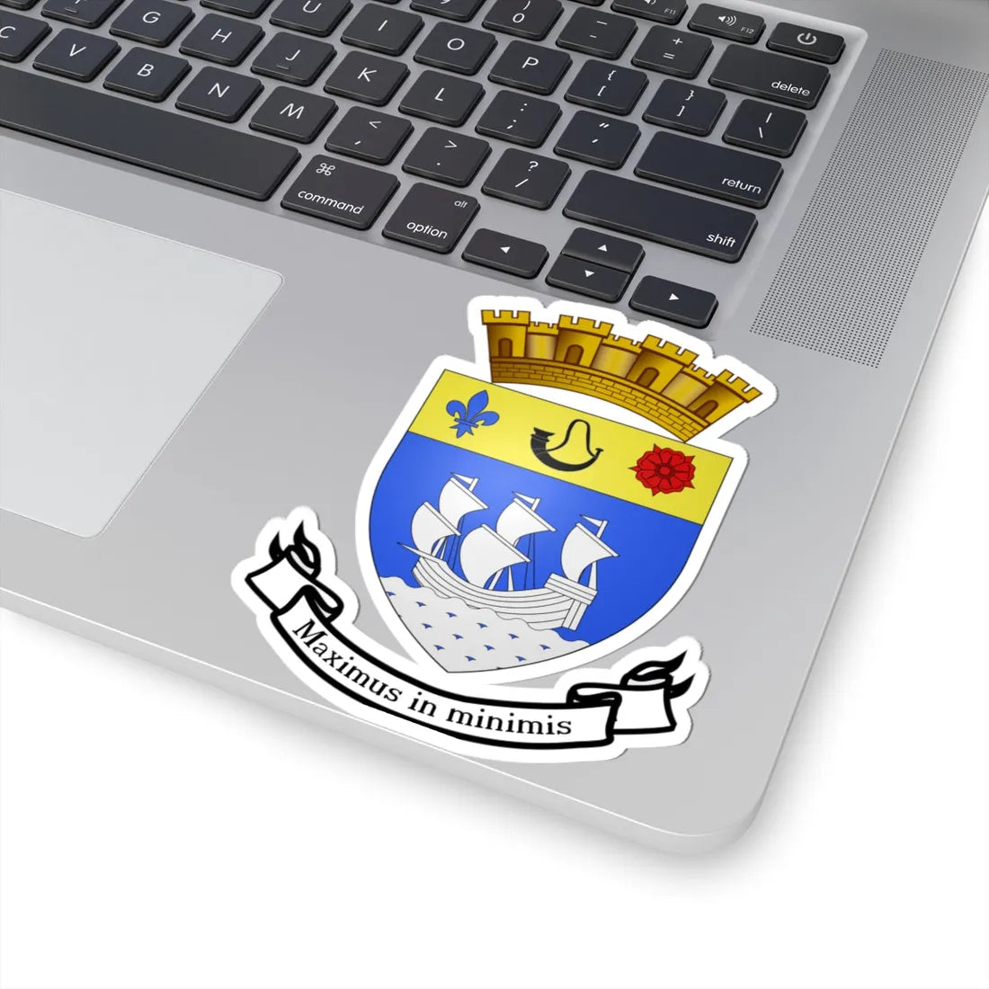 Blason ville qc Saint-Lambert (Canada) (Coat of Arms) STICKER Vinyl Kiss-Cut Decal - The Sticker Space