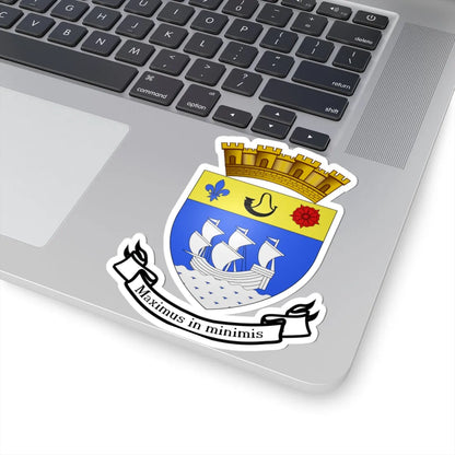 Blason ville qc Saint-Lambert (Canada) (Coat of Arms) STICKER Vinyl Kiss-Cut Decal - The Sticker Space
