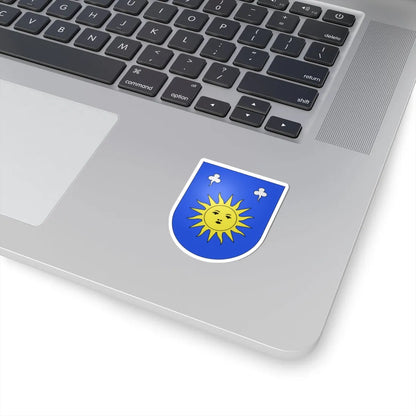 Blason ville suisse Cornaux Neuchatel (Switzerland) (Coat of Arms) STICKER Vinyl Kiss-Cut Decal - The Sticker Space