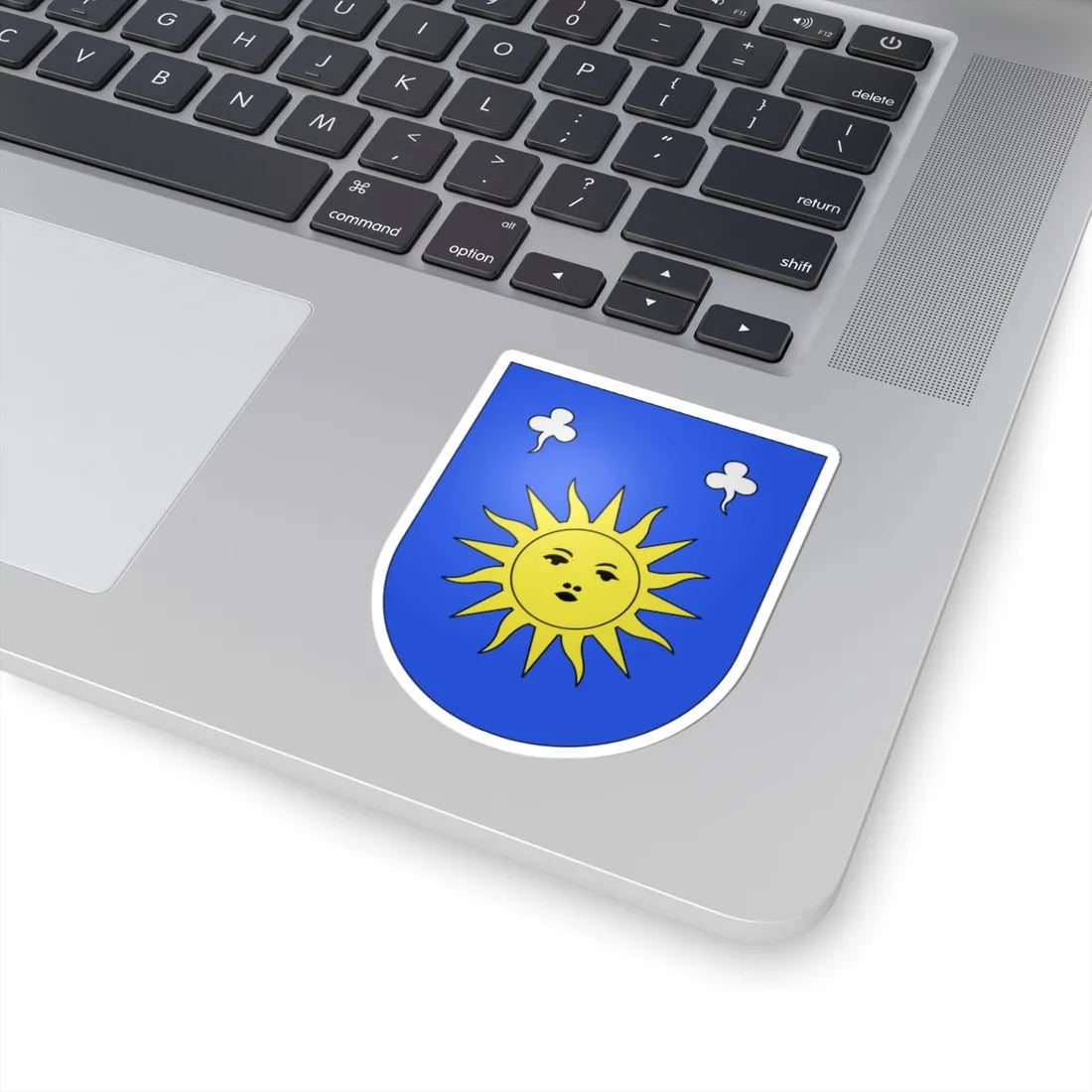 Blason ville suisse Cornaux Neuchatel (Switzerland) (Coat of Arms) STICKER Vinyl Kiss-Cut Decal - The Sticker Space