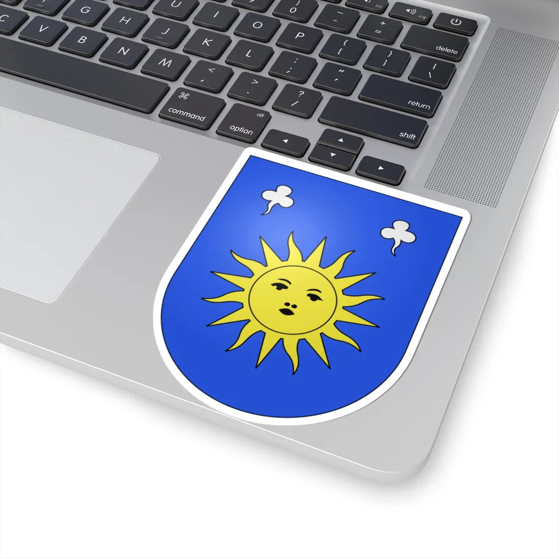 Blason ville suisse Cornaux Neuchatel (Switzerland) (Coat of Arms) STICKER Vinyl Kiss-Cut Decal - The Sticker Space