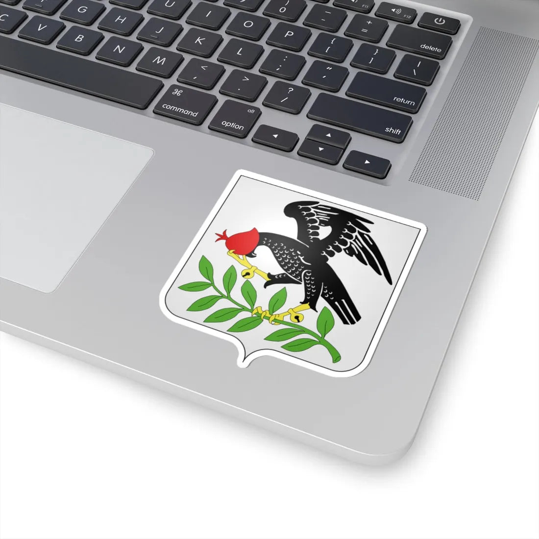 Blason Villers-la-Ville (Belgium) (Coat of Arms) STICKER Vinyl Kiss-Cut Decal - The Sticker Space