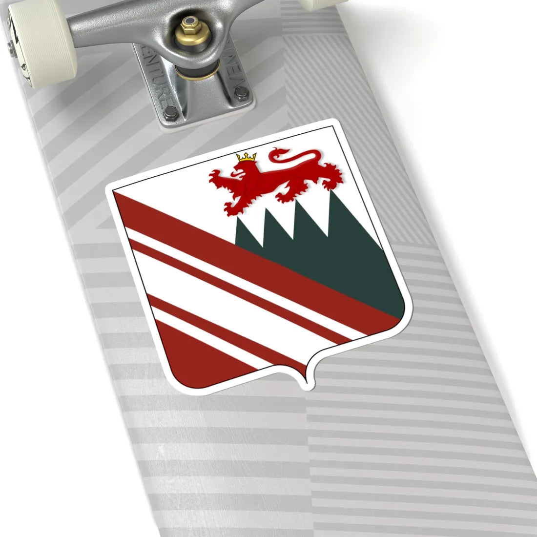 Blason Vresse-sur-Semois (Belgium) (Coat of Arms) STICKER Vinyl Kiss-Cut Decal - The Sticker Space