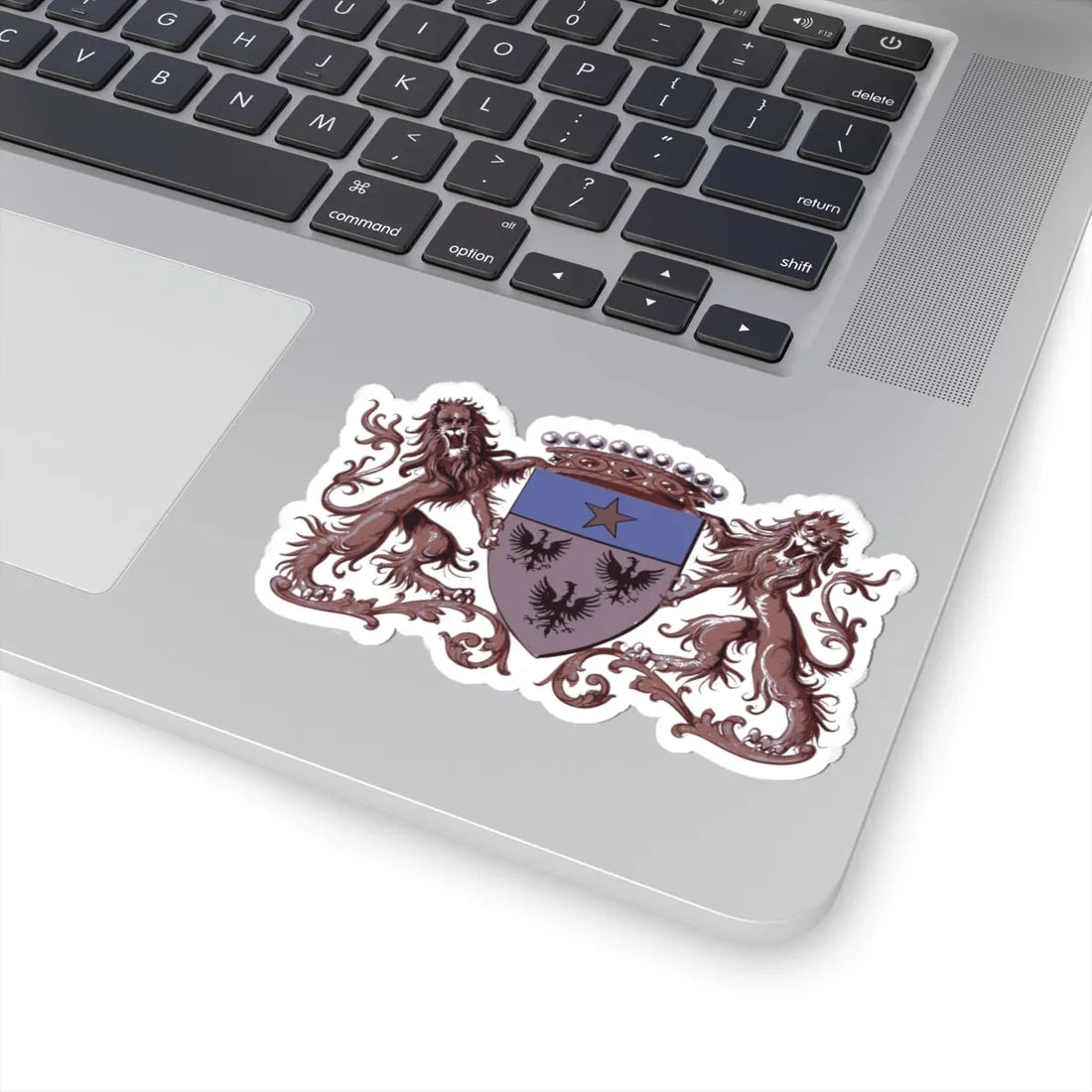 Blason Wasseiges (Belgium) (Coat of Arms) STICKER Vinyl Kiss-Cut Decal - The Sticker Space