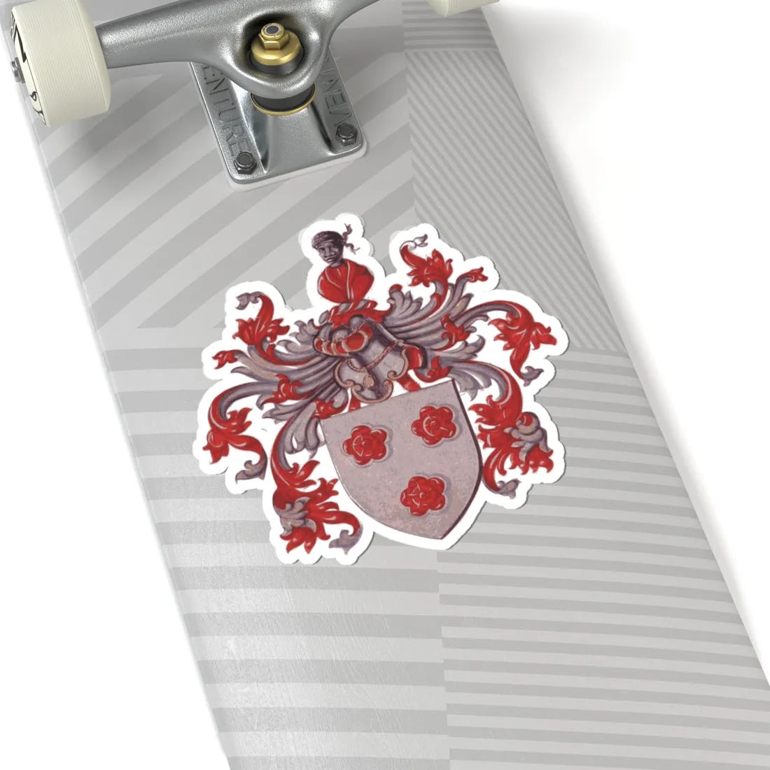 Blason Yvoir (Belgium) (Coat of Arms) STICKER Vinyl Kiss-Cut Decal - The Sticker Space