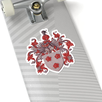 Blason Yvoir (Belgium) (Coat of Arms) STICKER Vinyl Kiss-Cut Decal - The Sticker Space