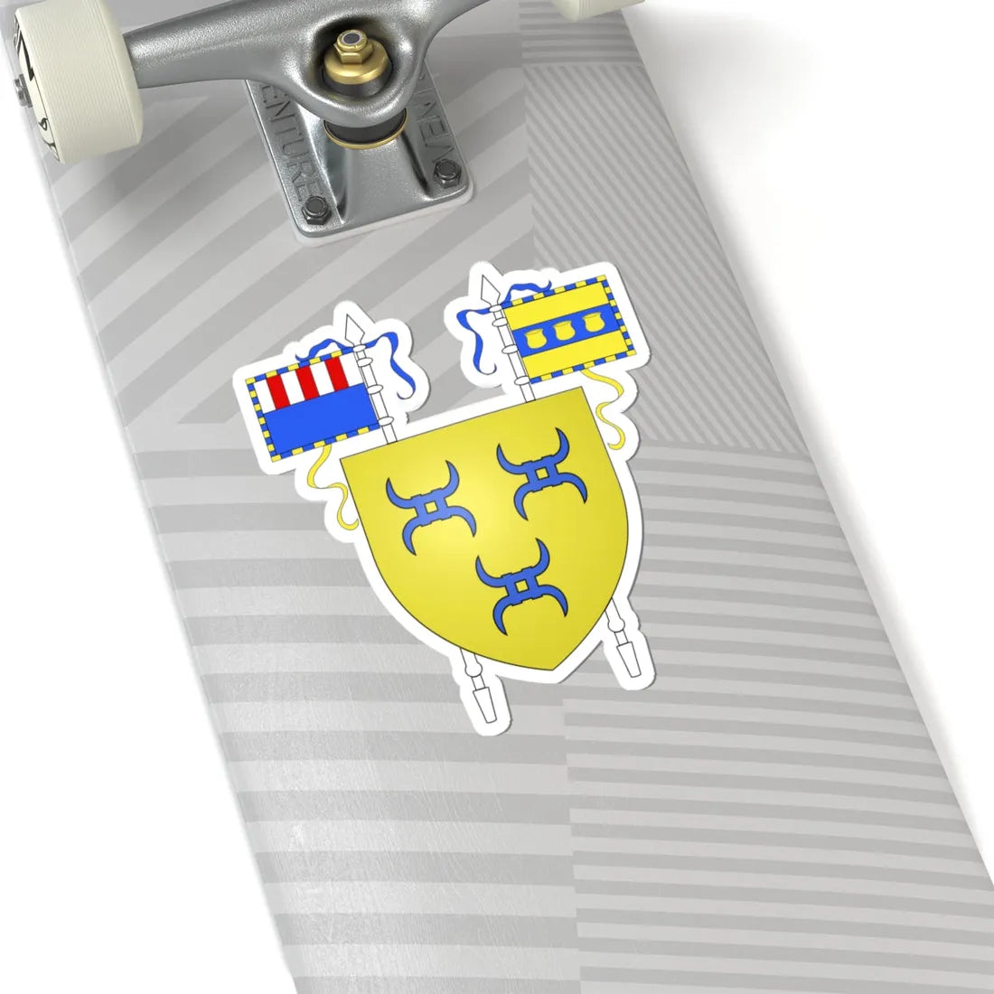 Blason Zaventem (Belgium) (Coat of Arms) STICKER Vinyl Kiss-Cut Decal - The Sticker Space