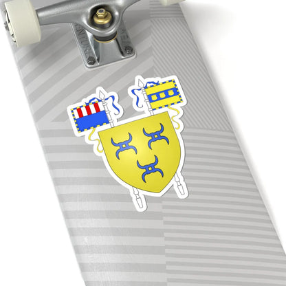 Blason Zaventem (Belgium) (Coat of Arms) STICKER Vinyl Kiss-Cut Decal - The Sticker Space