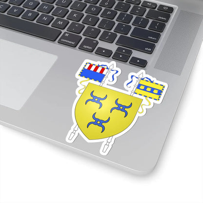 Blason Zaventem (Belgium) (Coat of Arms) STICKER Vinyl Kiss-Cut Decal - The Sticker Space