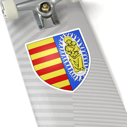 Blason Zutendaal (Belgium) (Coat of Arms) STICKER Vinyl Kiss-Cut Decal - The Sticker Space