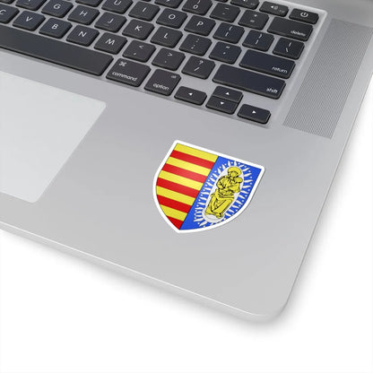 Blason Zutendaal (Belgium) (Coat of Arms) STICKER Vinyl Kiss-Cut Decal - The Sticker Space