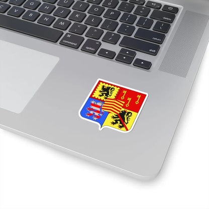 Blason Zwalm (Belgium) (Coat of Arms) STICKER Vinyl Kiss-Cut Decal - The Sticker Space
