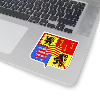 Blason Zwalm (Belgium) (Coat of Arms) STICKER Vinyl Kiss-Cut Decal - The Sticker Space