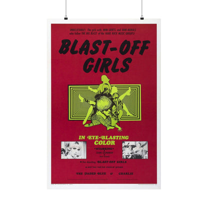 BLAST-OFF GIRLS 1967 - Paper Movie Poster-24″ x 36″-The Sticker Space