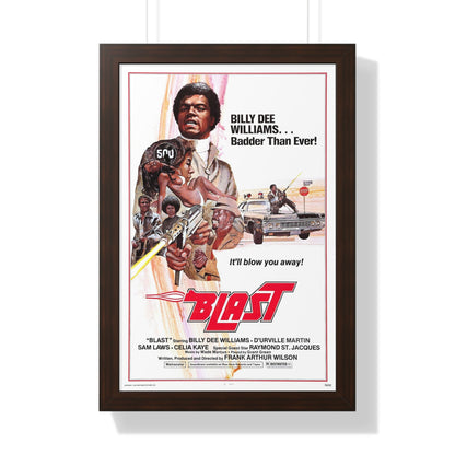 BLAST (THE FINAL COMEDOWN) 1972 - Framed Movie Poster-16″ x 24″-The Sticker Space