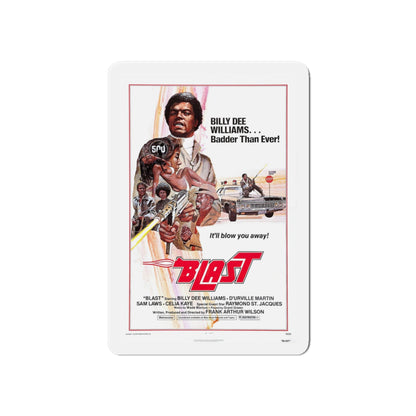 BLAST (THE FINAL COMEDOWN) 1972 Movie Poster - Die-Cut Magnet-6 × 6"-The Sticker Space