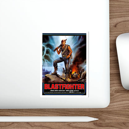 BLASTFIGHTER 1984 Movie Poster STICKER Vinyl Die-Cut Decal-The Sticker Space