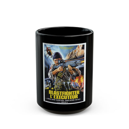 BLASTFIGHTER (FRENCH) 1984 Movie Poster - Black Coffee Mug-15oz-The Sticker Space