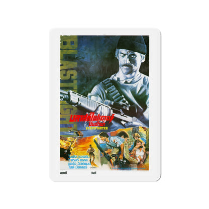 BLASTFIGHTER (THAI) 1984 Movie Poster - Die-Cut Magnet-3" x 3"-The Sticker Space