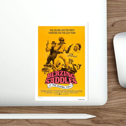 Blazing Saddles 1974 2 Movie Poster STICKER Vinyl Die-Cut Decal-The Sticker Space