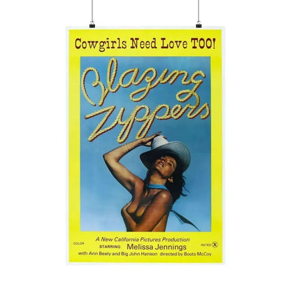 BLAZING ZIPPERS 1976 - Paper Movie Poster 20″ x 30″ Matte - The Sticker Space