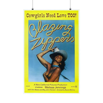 BLAZING ZIPPERS 1976 - Paper Movie Poster 24″ x 36″ Matte - The Sticker Space
