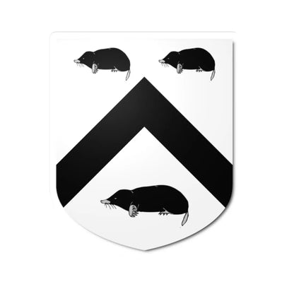 Blazon of Twisleton (England) (Coat of Arms) STICKER Vinyl Kiss-Cut Decal 2 Inch White - The Sticker Space