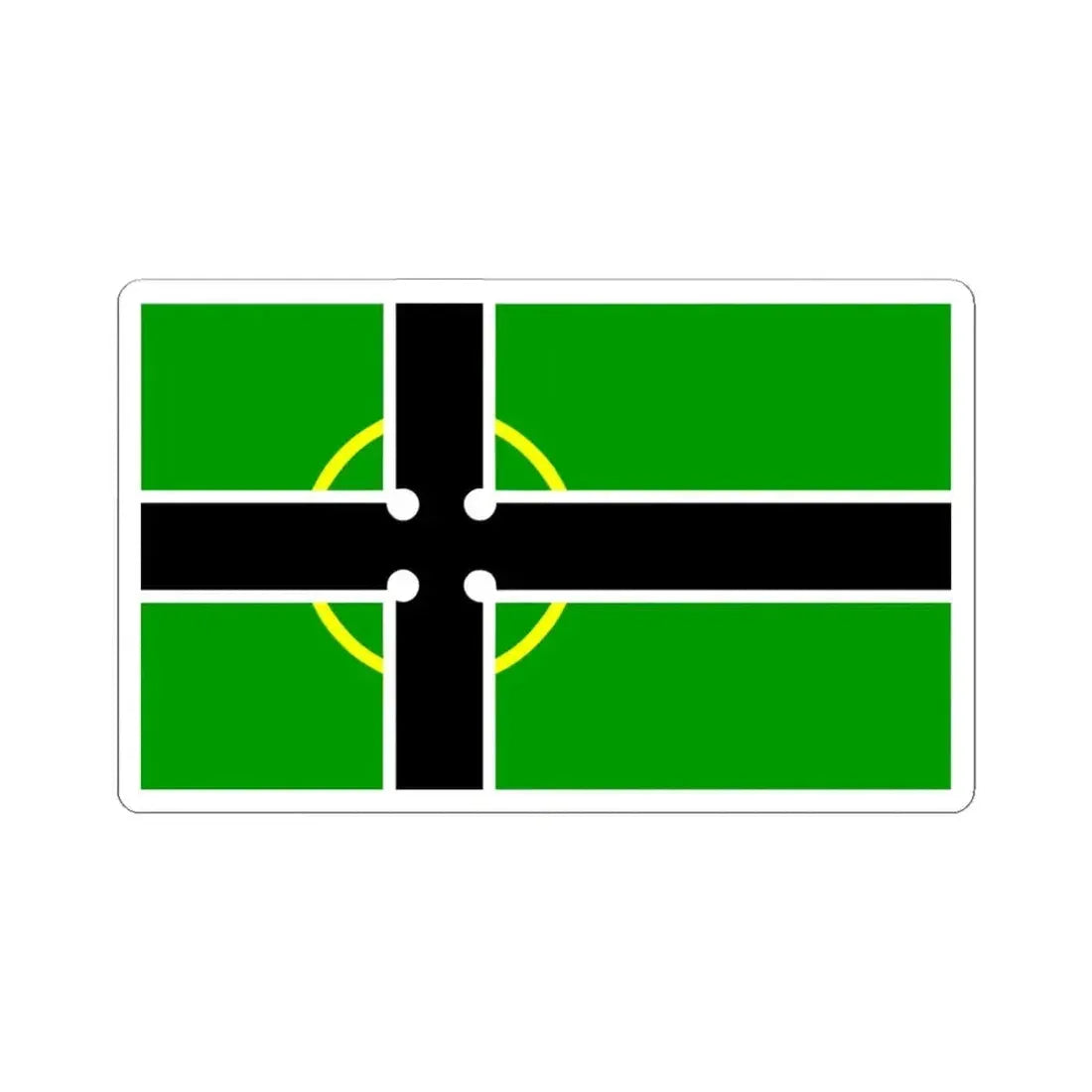 Bleimor Scouting flag (Belgium) STICKER Vinyl Kiss-Cut Decal 4 Inch White - The Sticker Space