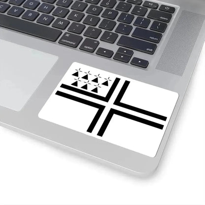 Bleimor Scouting flag ermine (Belgium) STICKER Vinyl Kiss-Cut Decal - The Sticker Space