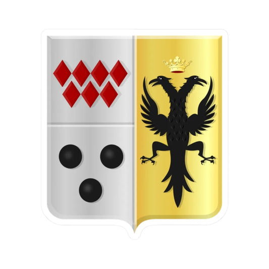 Bleiswijk wapen (Netherlands) (Coat of Arms) STICKER Vinyl Kiss-Cut Decal 2 Inch White - The Sticker Space