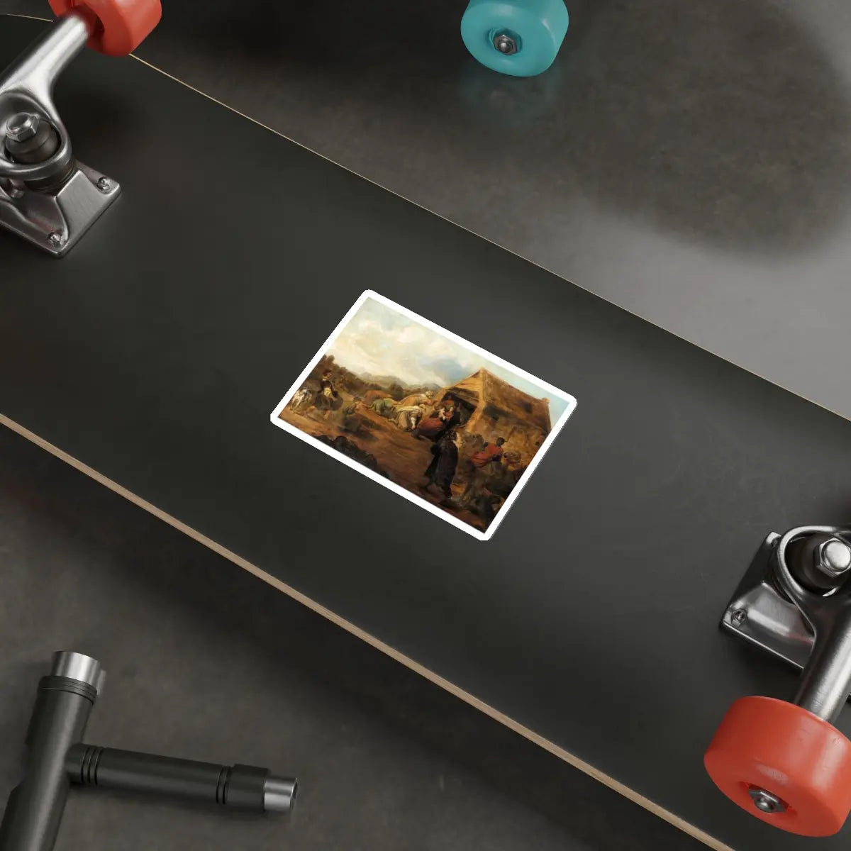 SKU:23596119108397718711 Sticker types:White Shape:Die-Cut Sizes:4" × 4"